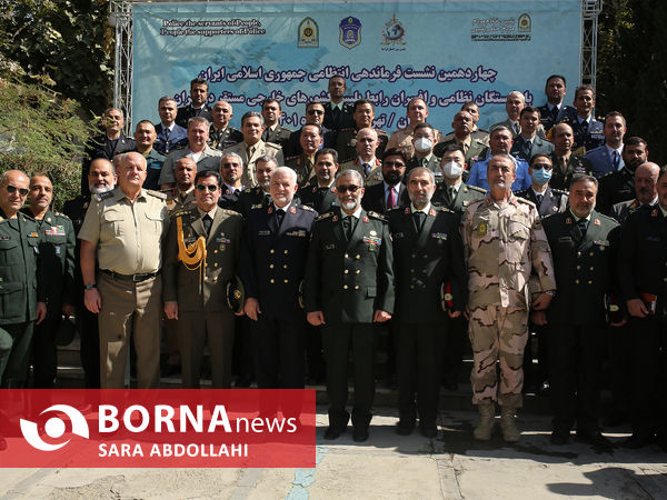 نشست فرماندهی انتظامی ایران با وابستگان نظامی کشورهای خارجی