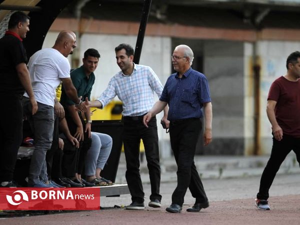 تمرینات تیم سپیدرود رشت و معارفه مدیرعامل جدید