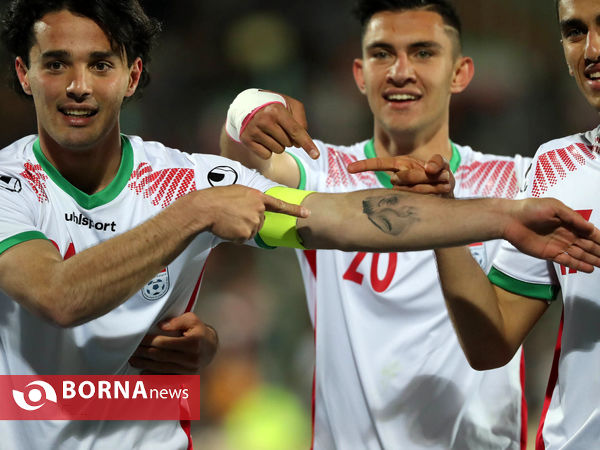 دیدار تیم های ملی فوتبال ایران - ازبکستان