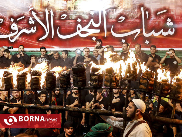 مشعل‌گردانی اعراب مقیم شهر‌ری