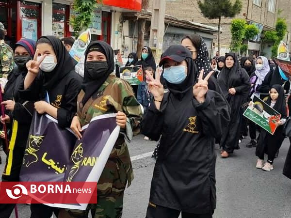 راهپیمایی روز قدس_ شهرستان شهریار