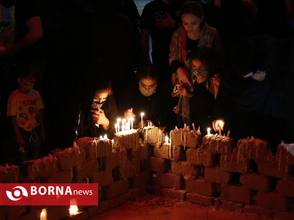 مراسم شام غریبان در میدان امام حسین (ع)