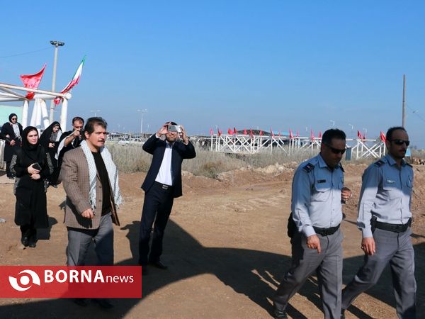 سفر قهرمانان آسیایی و پارا آسیایی راهیان نور به اروند