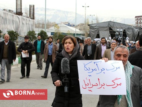 راهپیمایی نمازگزاران تهرانی علیه جنایات رژیم سفاک آل سعود