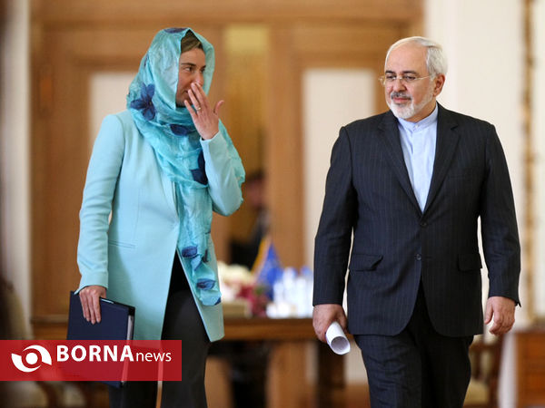 دیدار محمد جواد ظریف و فدریکا موگرینی