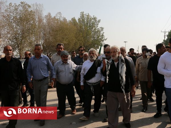 خاکسپاری جانباختگان متروپل در قطعه ورزشکاران بهشت رضای آبادان