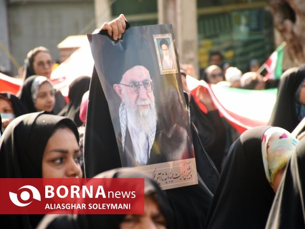 راهپیمایی ۱۳ آبان در گرگان