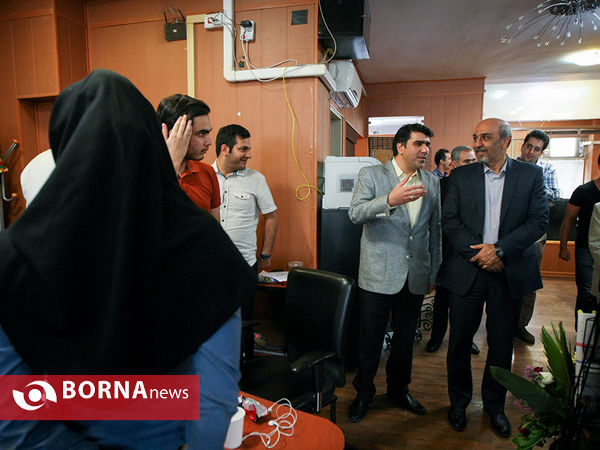 بازدید وزیر ورزش و جوانان از موسسه خبر