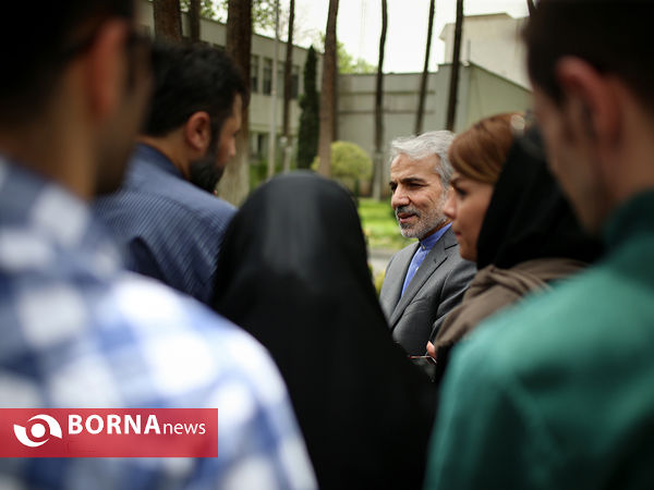 حضور وزرا دولت در جمع خبرنگاران