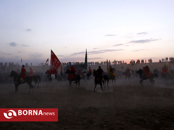 تعزیه کاروان ورود به کربلا در نوش آباد کاشان