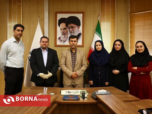دیدار سرپرست اداره کل ورزش و جوانان با مدیر خبرگزاری برنا در اصفهان