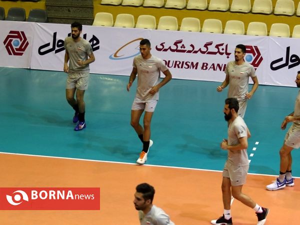 تمرین تیم ملی والیبال