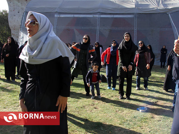 پیاده روی کارکنان وزارت ورزش و جوانان با حضور معاون توسعه ورزش بانوان