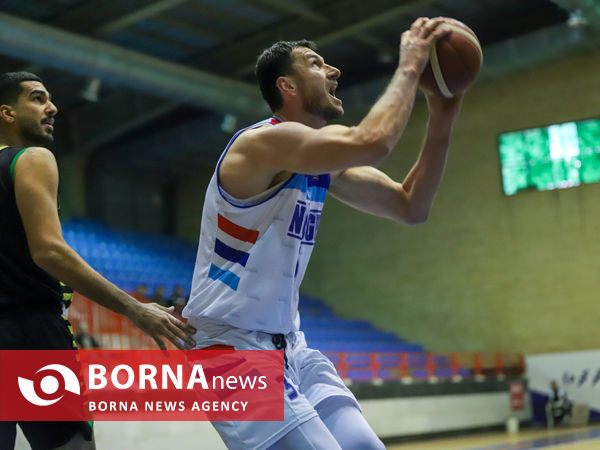 دیدار تیم های بسکتبال نبوغ - کاله