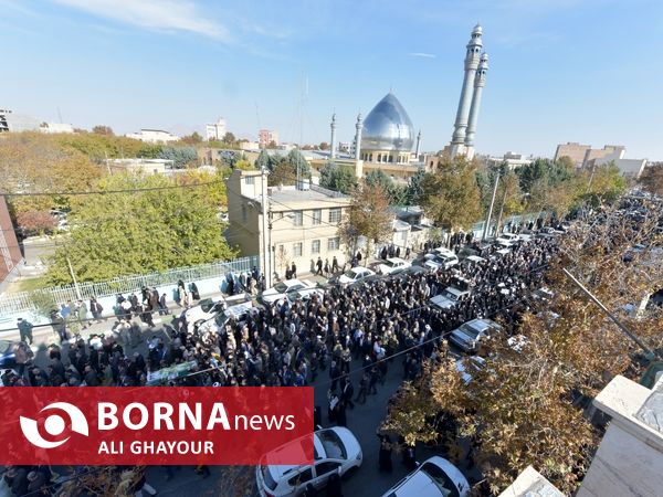 تشییع پیکر «مهدی اثنی عشری» شهید مدافع امنیت در ارومیه