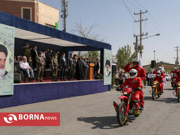 مانور بزرگ امداد و نجات نیروهای آتش نشان