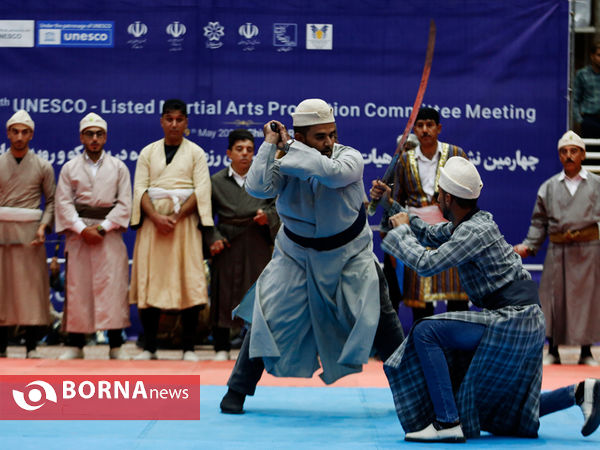 اختتامیه چهارمین نشست سالانه هیات رئیسه کمیته هنرهای رزمی یونسکو در شیراز