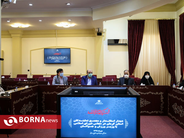 دیدار استاندار و نمایندگان کرمان در مجلس شورای اسلامی با وزیر ورزش و جوانان