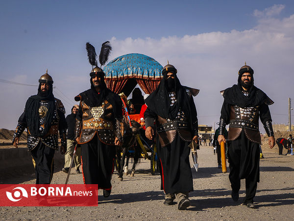 تعزیه کاروان ورود به کربلا در نوش آباد کاشان