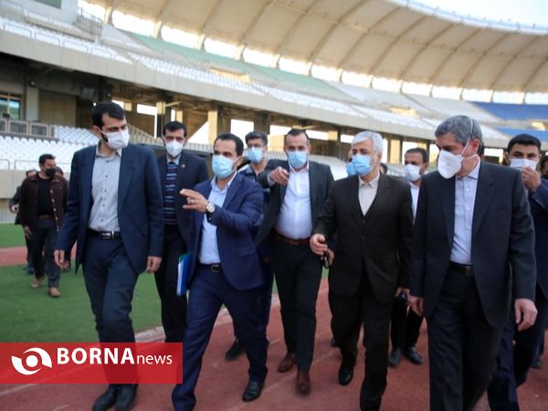 بازدید وزیر ورزش و جوانان از ورزشگاه پارس شیراز