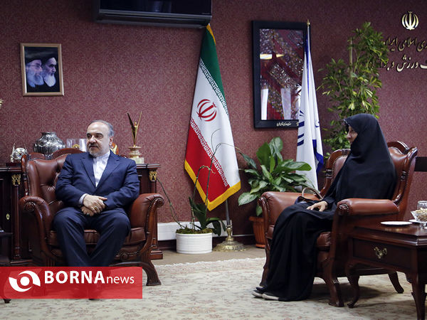 دیدار وزیر ورزش و جوانان با رییس فدراسیون جهانی پیوند اعضا