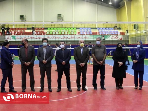 دیدار تیم های والیبال ابریشم لاهیجان _ تالار افرند شیرکوه رودبار