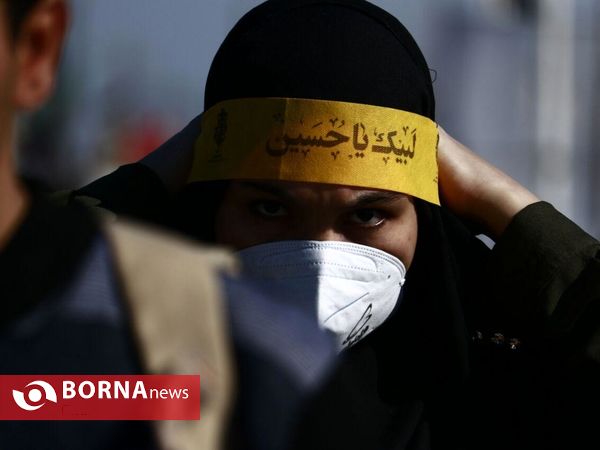 نمای نزدیک اربعینیون شلمچه