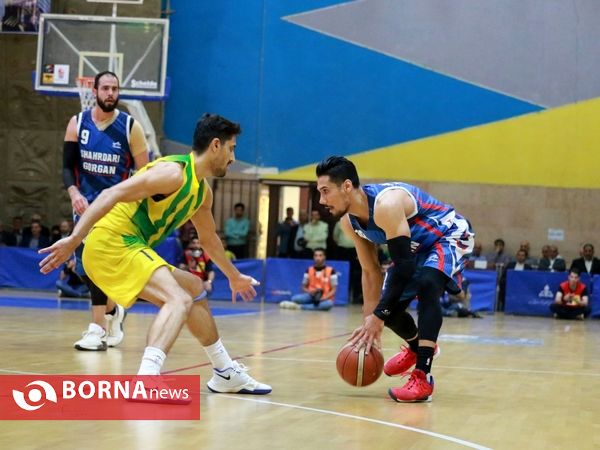 دیدار چهارم فینال تیم های بسکتبال پالایش نفت آبادان - شهرداری گرگان