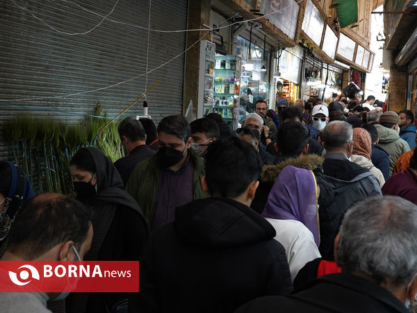 میدان تجریش تهران در آستانه سال نو