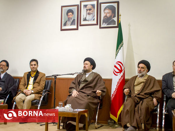 دیدار سید حسن خمینی با مدیران رسانه