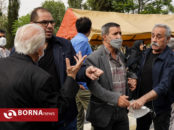 تشییع و خاکسپاری پیکر شهلا ناظریان