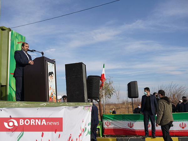 آیین رونمایی از المان شهید محسن فخری زاده