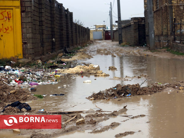 روستاهای اطراف شیراز روی آب