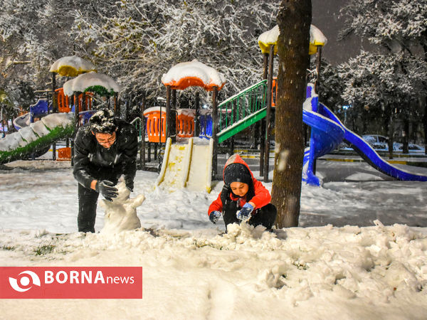 چهره زمستانی اراک در آخرین ماه پاییز