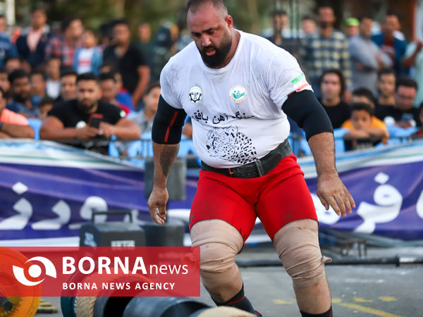 روز نخست مسابقات قویترین مردان کارگری