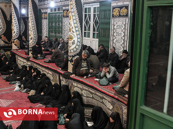 عزاداری ایام فاطمیه در حسینیه سادات اخوی