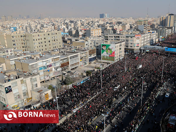 تشییع پیکر سردار شهید حاج قاسم سلیمانی در تهران