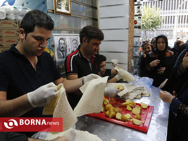 عزاداری تاسوعای حسینی در بازار تهران