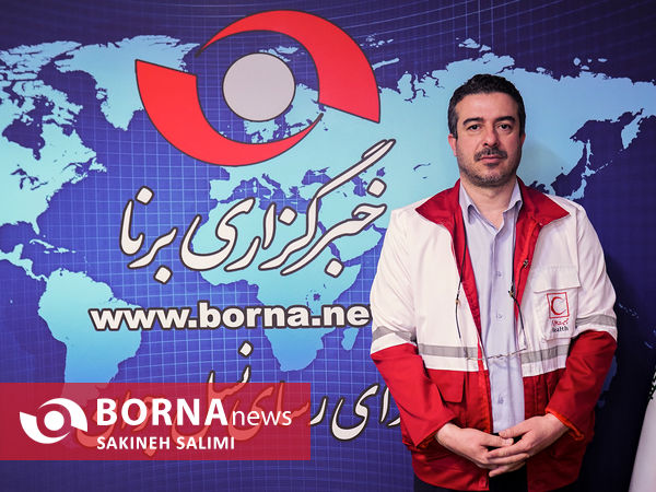 حضور پیمان نامدار معاون بهداشت، درمان و توانبخشی جمعیت هلال‌احمر