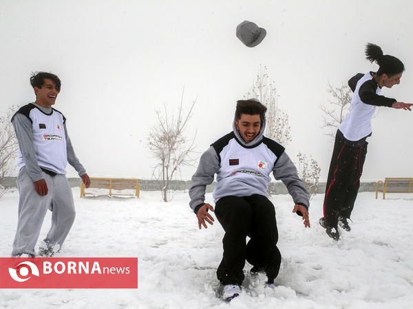 پارکور در برف