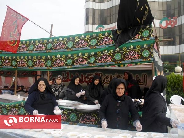حضور عاشقان حسینی در تجمع بزرگ اربعین آستانه اشرفیه