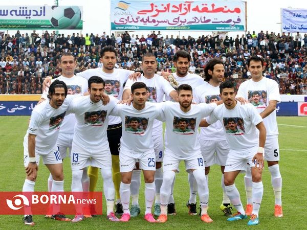 دیدار تیم های ملوان انزلی -  پرسپولیس تهران