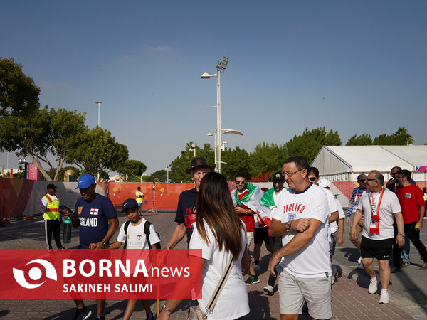 ورزشگاه خلیفه قطر در آستانه دیدار ایران - انگلیس
