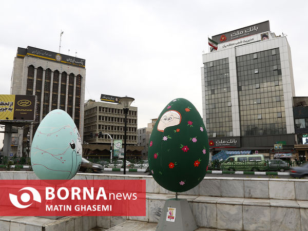 آماده سازی تخم مرغ رنگی قبل از نوروز