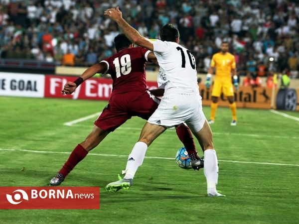 دیدار تیم های ایران - قطر