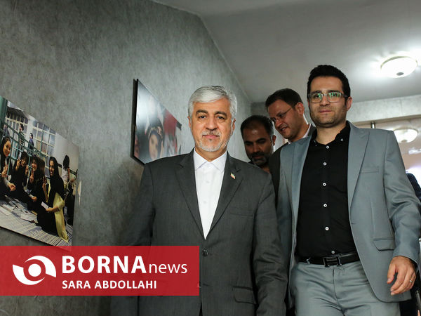 حضور حمید سجادی وزیر ورزش در خبرگزاری برنا