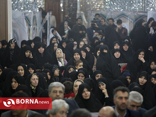 مراسم یادبود شهدا در امامزاده صالح