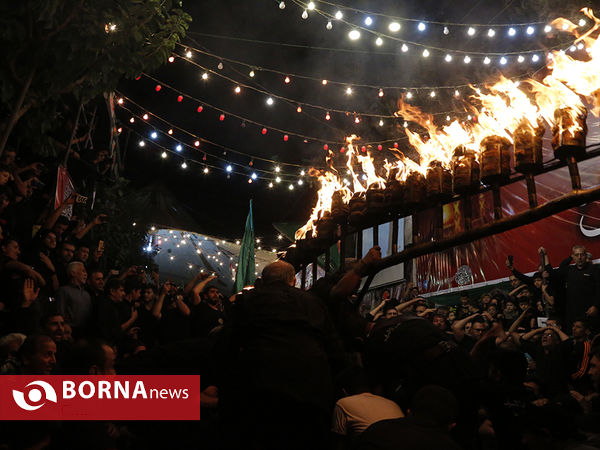 مشعل‌گردانی اعراب مقیم شهر‌ری