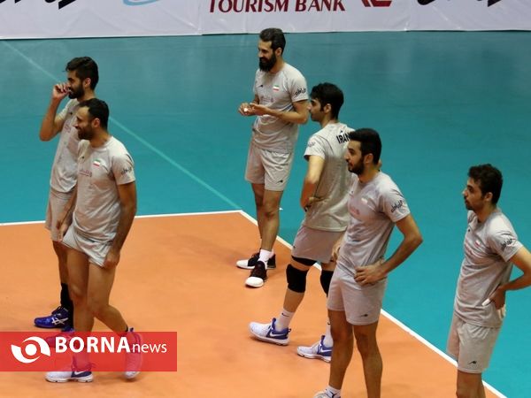 تمرین تیم ملی والیبال