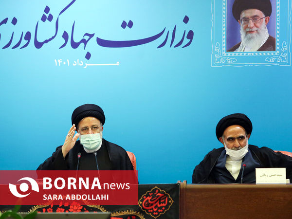 جلسه نظارت ستادی وزارت جهاد کشاورزی با حضور رئیس جمهور